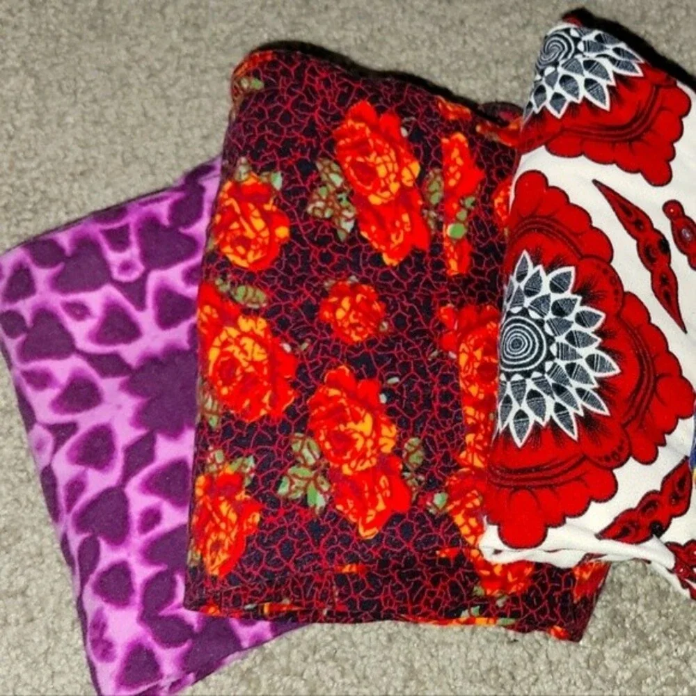 LuLaRoe Bundle 4 OS Leggings - see pics